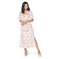 MARKETING PERSONAL - Vestido Largo Mujer Estampado Mp 5165