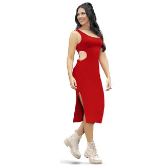 ATYPICAL - Vestido Juvenil Rojo 93562