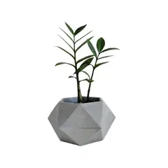 DE CONCRETO MATERAS Y DISEÑO - Matera Adara de Cemento 106x18x108 cm Gris
