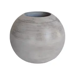 DE CONCRETO MATERAS Y DISEÑO - Matera Luna de Cemento 12x7 cm Gris