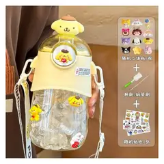 GENERICO - Termo Botilito De Pompompurin Con Correa Kawaii Onegai Kitty