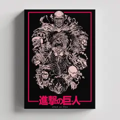 TAYRONA STORE - Cuadros Retablo Animes Attack On Titan 006 - 35x50cm