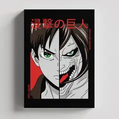 TAYRONA STORE - Cuadros Retablo Animes Attack On Titan 017 - 35x50cm