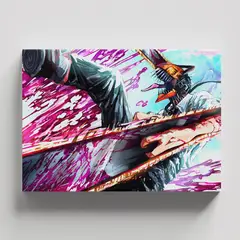 TAYRONA STORE - Cuadros Retablo Animes Chainsaw Man 016 - 50x35cm