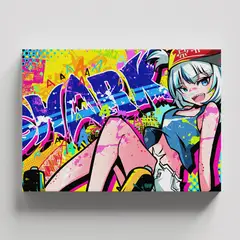 TAYRONA STORE - Cuadros Retablo Animes Virtual Youtuber 037 - 50x35cm