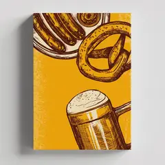 TAYRONA STORE - Cuadros Retablo Bebidas Cerveza 012 - 35x50cm