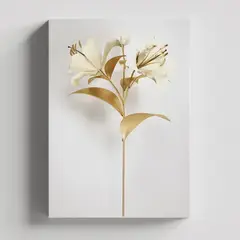 TAYRONA STORE - Cuadros Retablo Blanco y Dorado 001 - 35x50cm