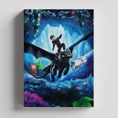 TAYRONA STORE - Cuadros Retablo Dibujos Animados Como Entrenar tu Dragon 005 - 35x50cm