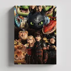 TAYRONA STORE - Cuadros Retablo Dibujos Animados Como Entrenar tu Dragon 003 - 35x50cm