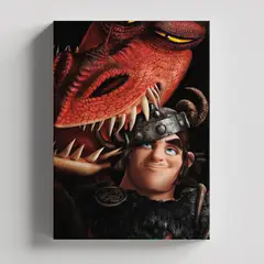 TAYRONA STORE - Cuadros Retablo Dibujos Animados Como Entrenar tu Dragon 013 - 35x50cm