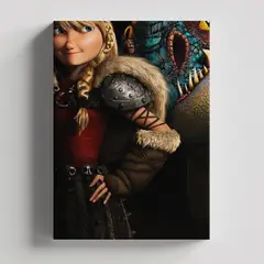 TAYRONA STORE - Cuadros Retablo Dibujos Animados Como Entrenar tu Dragon 009 - 35x50cm