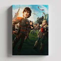 TAYRONA STORE - Cuadros Retablo Dibujos Animados Como Entrenar tu Dragon 006 - 35x50cm