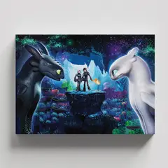 TAYRONA STORE - Cuadros Retablo Dibujos Animados Como Entrenar tu Dragon 016 - 50x35cm