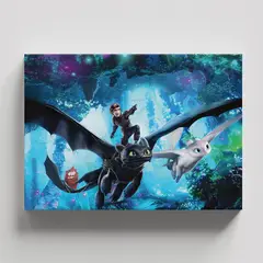 TAYRONA STORE - Cuadros Retablo Dibujos Animados Como Entrenar tu Dragon 019 - 50x35cm