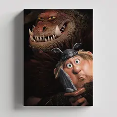 TAYRONA STORE - Cuadros Retablo Dibujos Animados Como Entrenar tu Dragon 014 - 35x50cm
