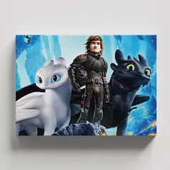 TAYRONA STORE - Cuadros Retablo Dibujos Animados Como Entrenar tu Dragon 018 - 50x35cm