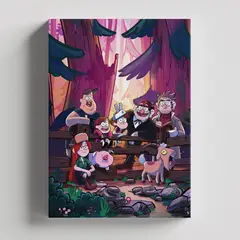 TAYRONA STORE - Cuadros Retablo Dibujos Animados Gravity Falls 002 - 35x50cm