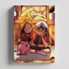 TAYRONA STORE - Cuadros Retablo Dibujos Animados Gravity Falls 003 - 35x50cm