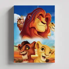 TAYRONA STORE - Cuadros Retablo Dibujos Animados El Rey Leon 001 - 35x50cm
