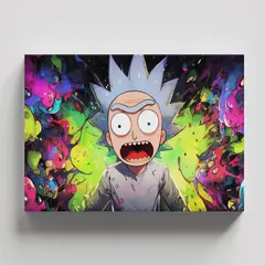 TAYRONA STORE - Cuadros Retablo Dibujos Animados Rick and Morty 026 - 50x35cm