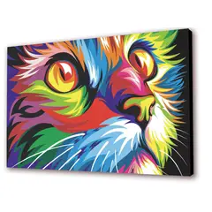ART INDUSTRY - Cuadro 50x30cms Decorativo Gato