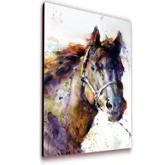 ART INDUSTRY - Cuadro 50x30cms Tipo Oleo Caballo1 Decorativo