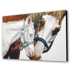 ART INDUSTRY - Cuadro 50x30cms Tipo Oleo Caballo3 Decorativo