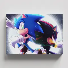 TAYRONA STORE - Cuadros Retablo Video Juegos Sonic 006 - 50x35cm