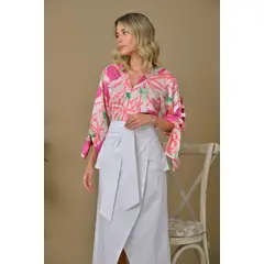 LORELLA - BLUSA ADINA ESTAMPADA