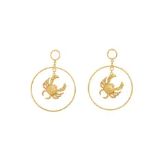 ETN DESING - MR CRAB MAXI HOOPS ARETES