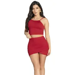 MARKETING PERSONAL - Conjunto Mujer Rojo Mp 6585