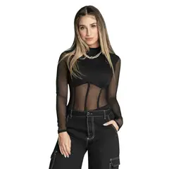 ATYPICAL - Body Mujer Negro 4559