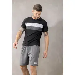 MARKETING PERSONAL - Bermuda Hombre Negro Mp 3346