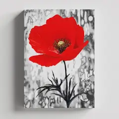 TAYRONA STORE - Cuadros Retablo Blanco Negro y Rojo 010 - 35x50cm