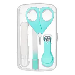 GENERICO - Kit de Limpieza Aseo Bebé corta Uñas Tijeras