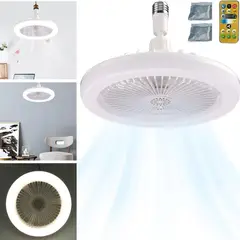 GENERICO - Ventilador De Techo Inteligente De 30 W Con Lámpara Y Control Remoto
