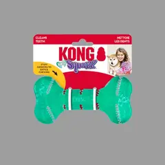 KONG COMPANY - KONG Squeezz Dental Hueso Dental talla M