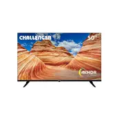 CHALLENGER - Televisor 50 Pulgadas 127cm 4K LED Smart Tv Negro UHD50KG85BTGOOGLETVT2