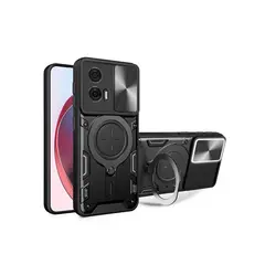 GENERICO - Funda Protección Cámara Soporte Para Motorola Edge 50 Fusion Negro