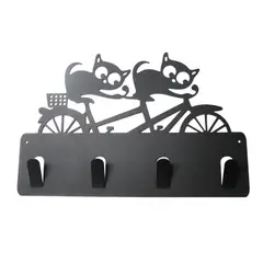GENERAL - Perchero Para Mascotas En Cold Rolled Gatos Bicicleta