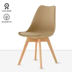 EKONOMODO COLOMBIA - Silla Milano Tapizada Beige