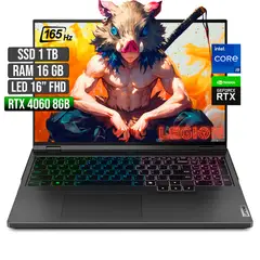 LENOVO - LEGION PRO INTEL CORE I9-14900HX RTX 4060 8GB SSD 1TB RAM 16GB LED 16" FHD 165Hz