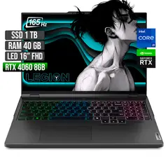 LENOVO - LEGION PRO INTEL CORE I9-14900HX RTX 4060 8GB SSD 1TB RAM 40GB LED 16" FHD 165Hz