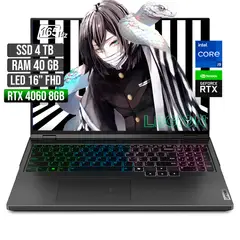 LENOVO - LEGION PRO INTEL CORE I9-14900HX RTX 4060 8GB SSD 4TB RAM 40GB LED 16" FHD 165Hz