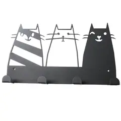 GENERAL - Perchero Para Mascotas En Cold Rolled Tres Gatos