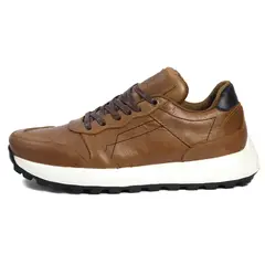 VIAR - Tenis en Cuero Para Hombre Cooper Miel