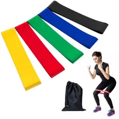 GENERICO - Kit de 5 bandas elásticas para realizar ejercicios