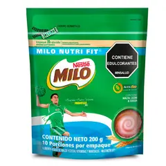 MILO - En Polvo Activ-go Bajo en Azúcar 200g Doypack