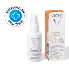 VICHY - Protector Solar Antiedad Con Color Spf 50+ X 40Ml