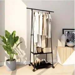 GENERICO - Ropa Organizador Closet de Metálicos Con Ruedas